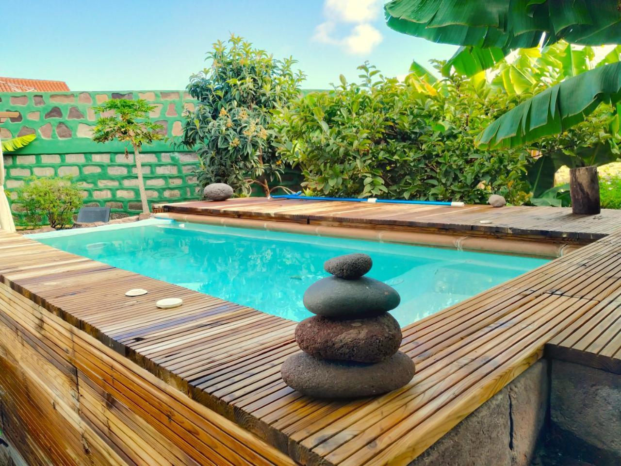 Villa Canaria Piscina Jacuzzi Jardin Santa Maria de Guia de Gran Canaria Buitenkant foto