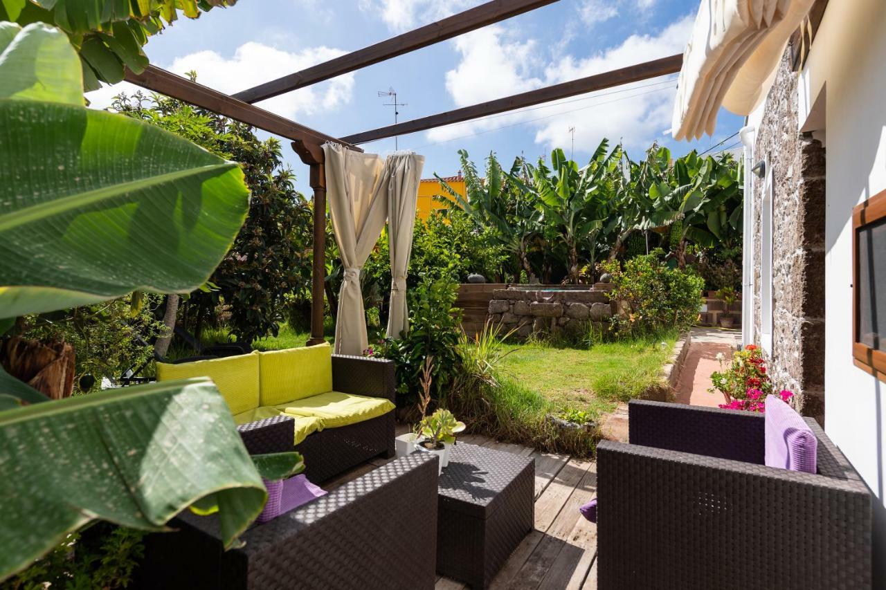 Villa Canaria Piscina Jacuzzi Jardin Santa Maria de Guia de Gran Canaria Buitenkant foto