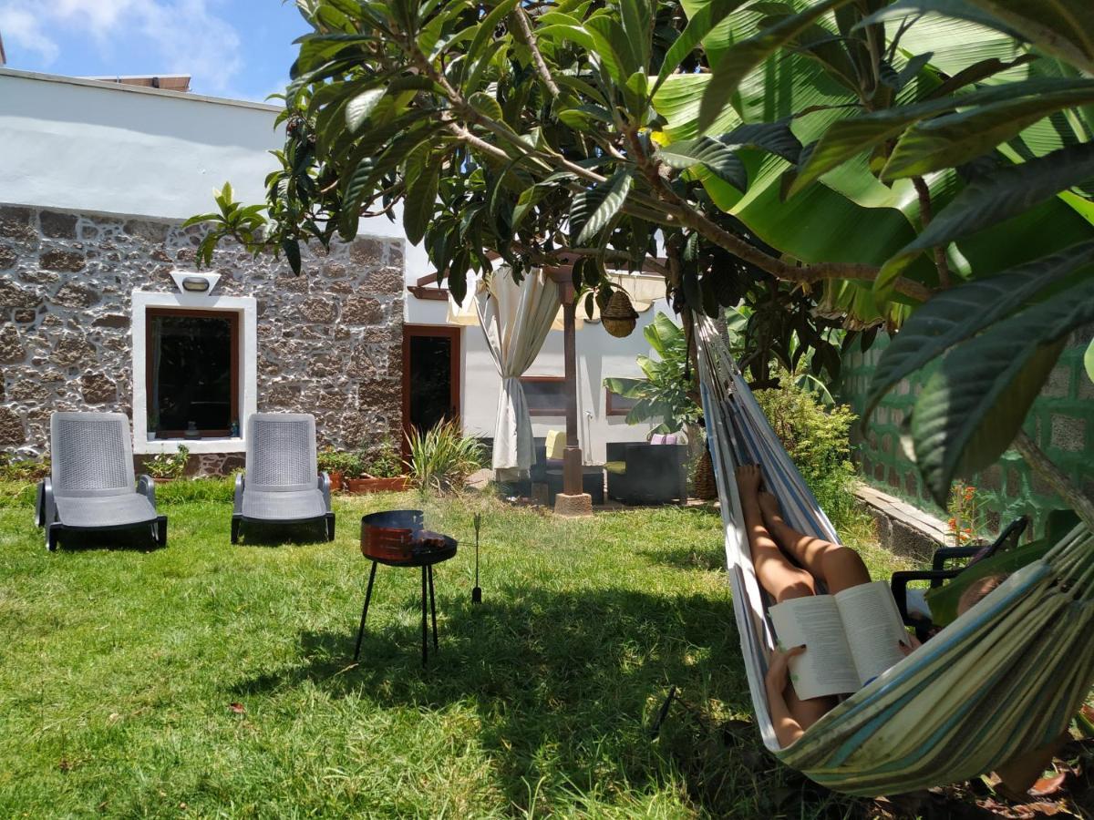 Villa Canaria Piscina Jacuzzi Jardin Santa Maria de Guia de Gran Canaria Buitenkant foto